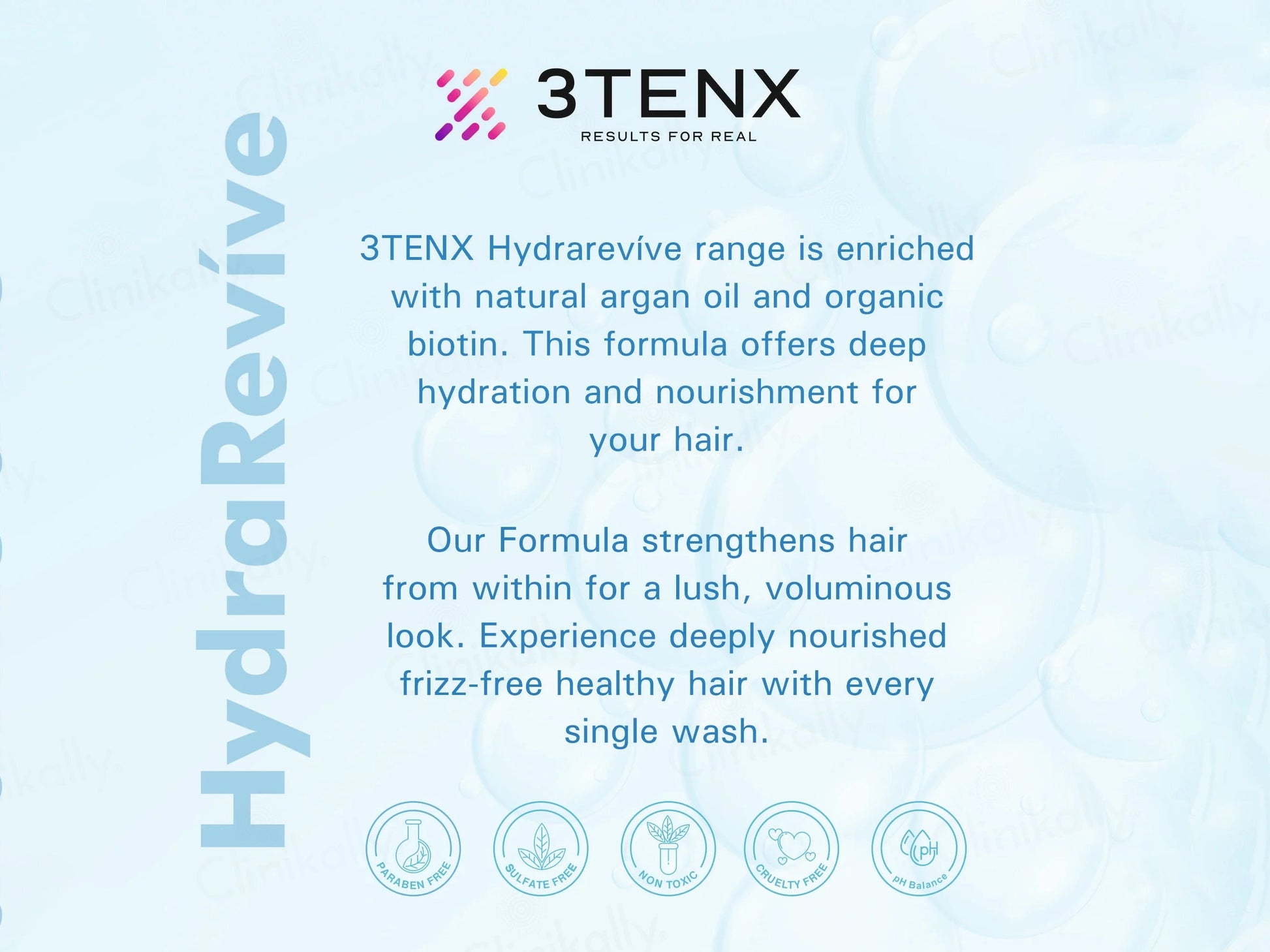 3Tenx HydraRevive Shampoo For Dull and  Dehydrated Hair