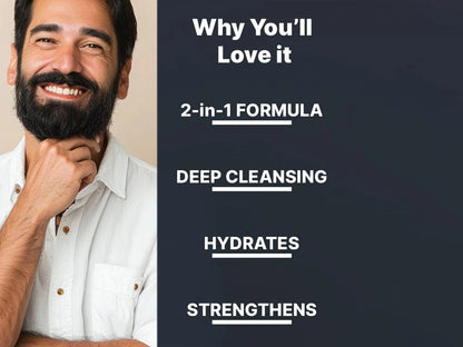ALL MAN Beard Pro Shampoo and  Conditioner