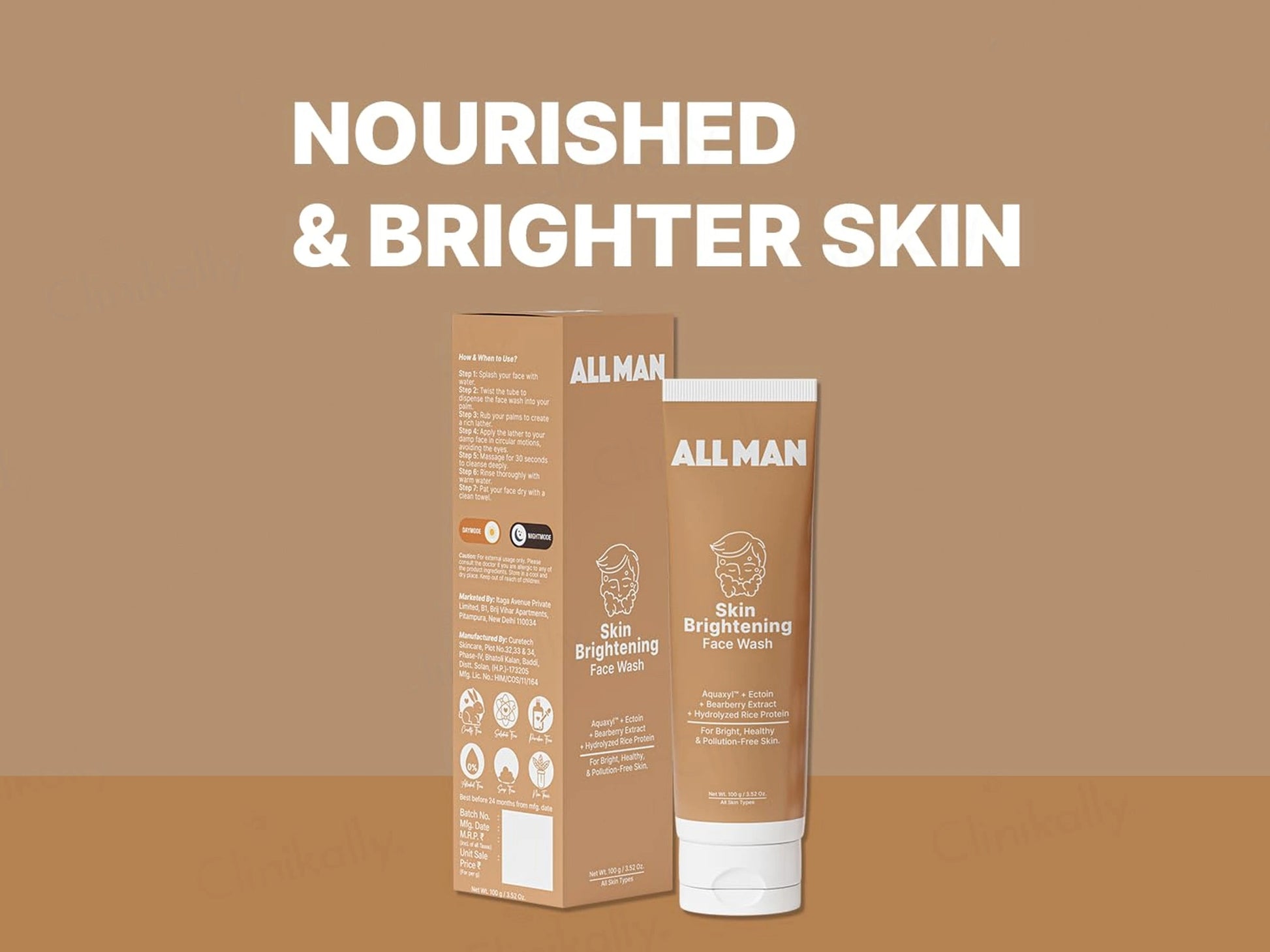 ALL MAN Skin Brightening Face Wash