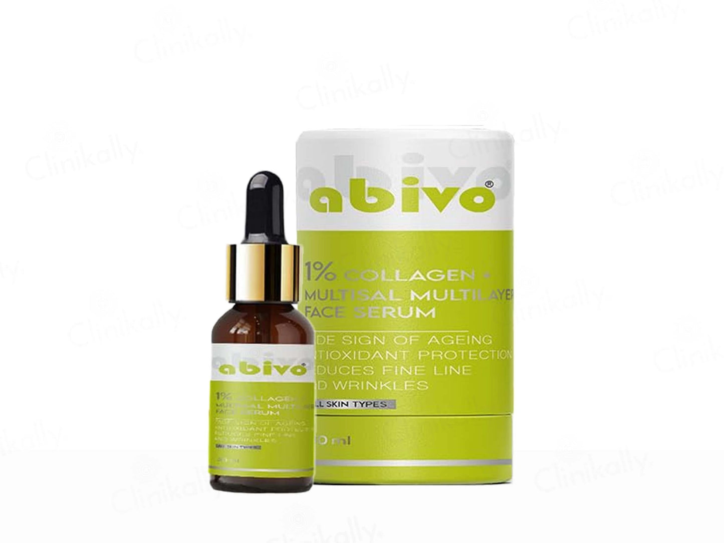 Abivo 1 Percent Collagen  Multisal Multilayer Face Serum