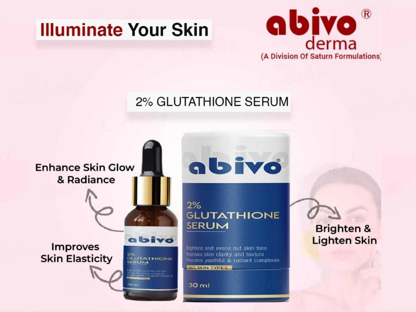 Abivo 2 Percent Glutathione Face Serum