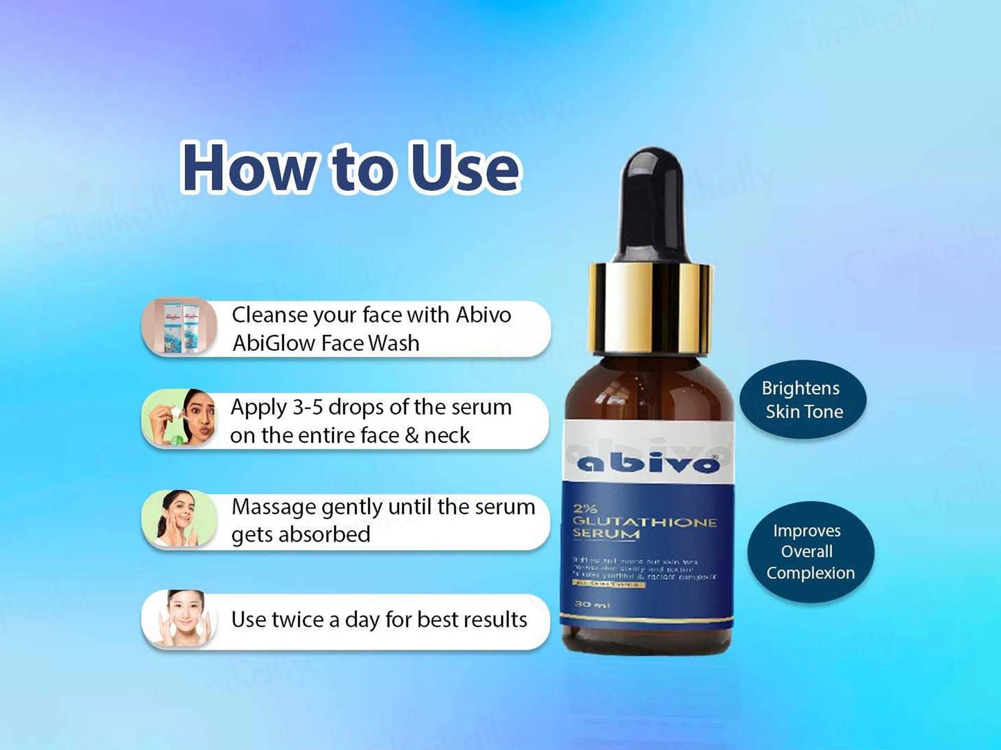 Abivo 2 Percent Glutathione Face Serum