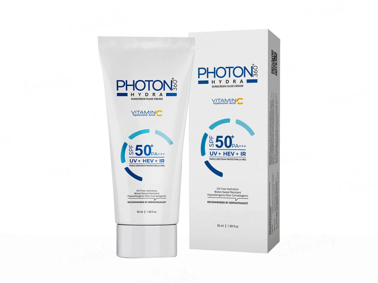 Aclaris Photon 360 Hydra Sunscreen Fluid Cream SPF 50