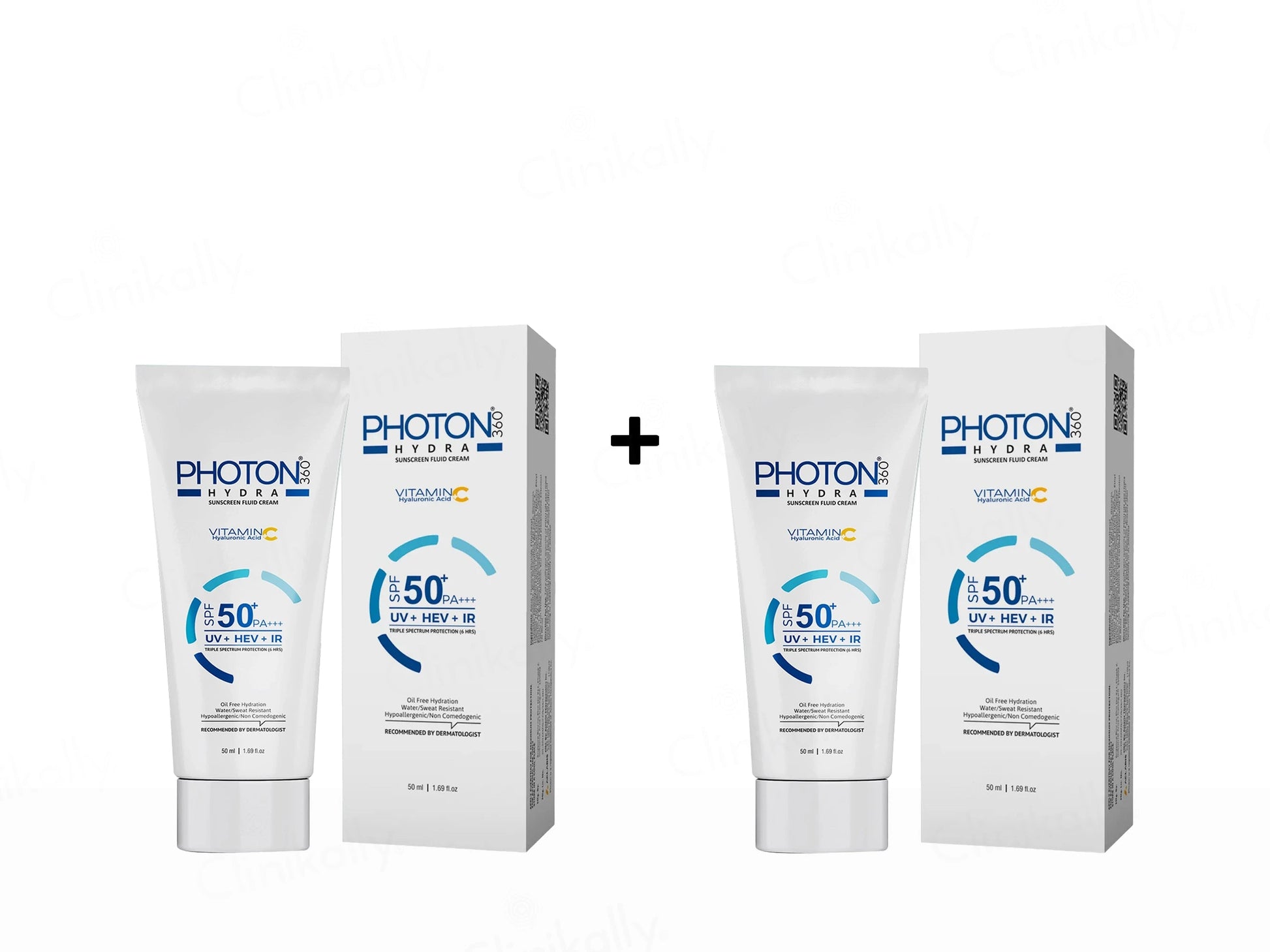 Aclaris Photon 360 Hydra Sunscreen Fluid Cream SPF 50