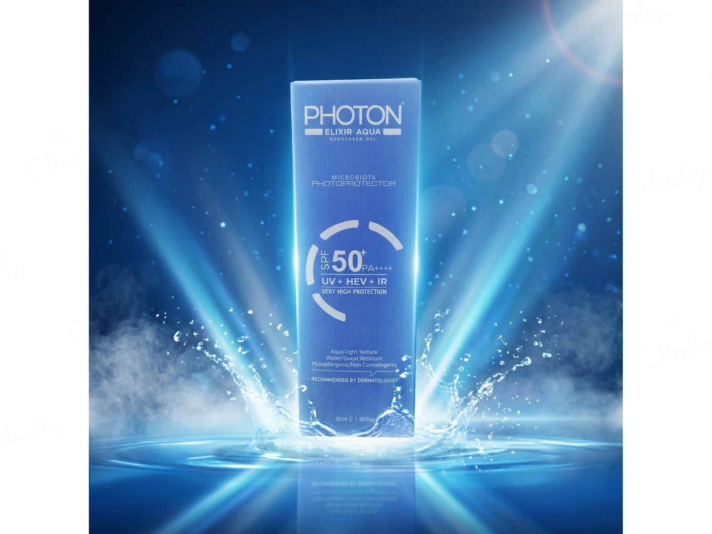 Aclaris Photon Elixir Aqua Sunscreen Gel SPF 50 PA