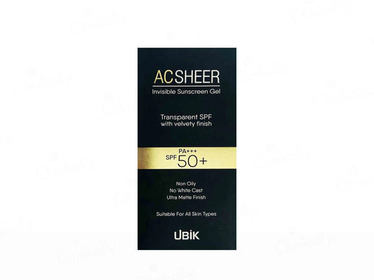 Acsheer Invisible Sunscreen Gel SPF 50 PA