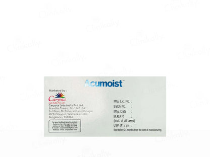 Acumoist Moisturizing and  Cleansing Syndet Bar