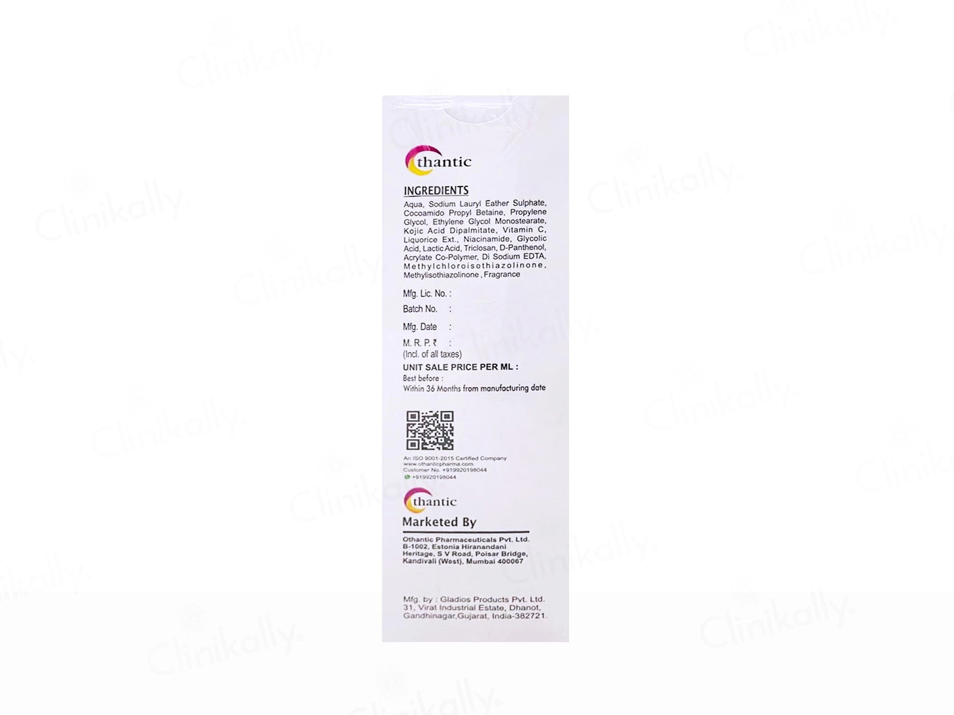 Aecxo-Glo Skin Lightening and  Whitening Face Wash