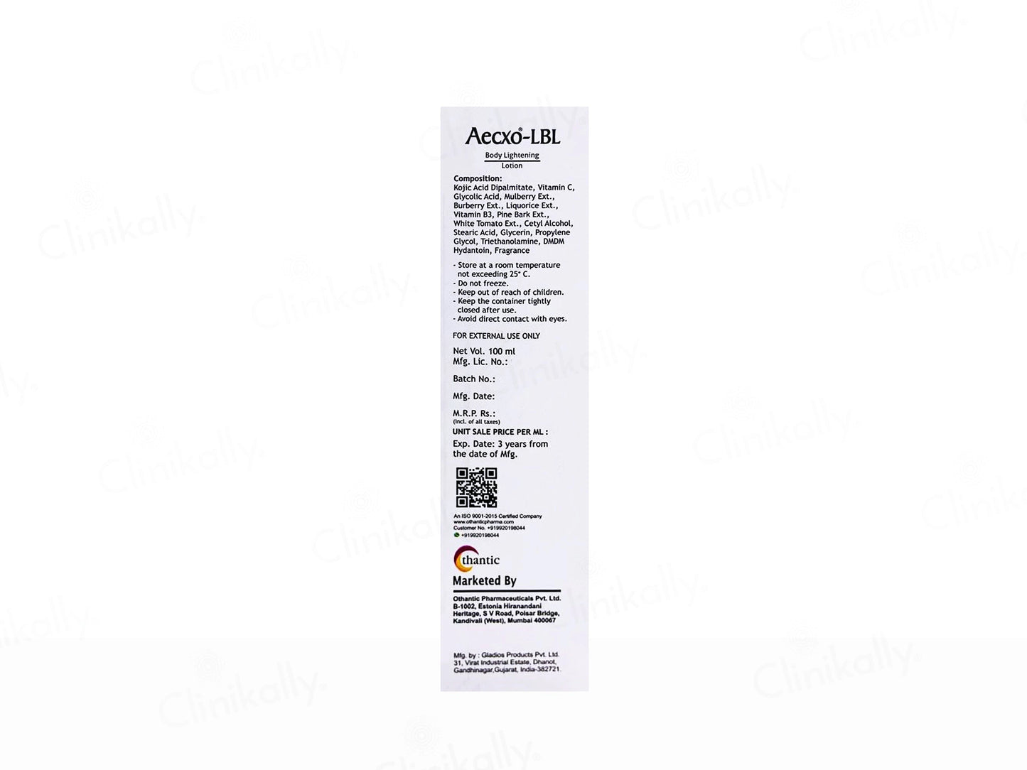 Aecxo-LBL Body Lightening Lotion