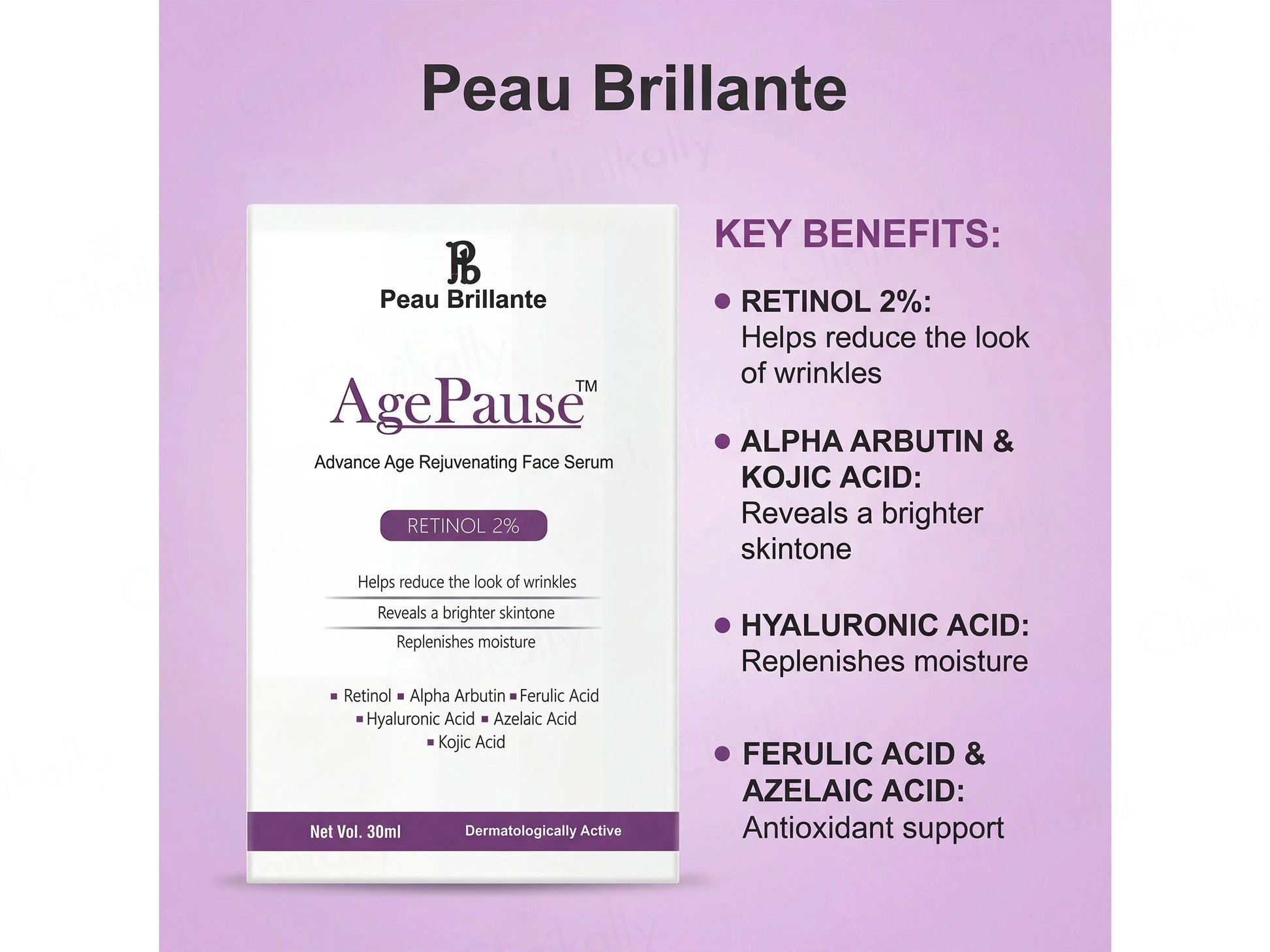 AgePause Retinol 2 Percent Advance Rejuvenating Face Serum