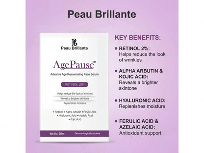 AgePause Retinol 2 Percent Advance Rejuvenating Face Serum