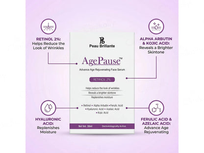 AgePause Retinol 2 Percent Advance Rejuvenating Face Serum