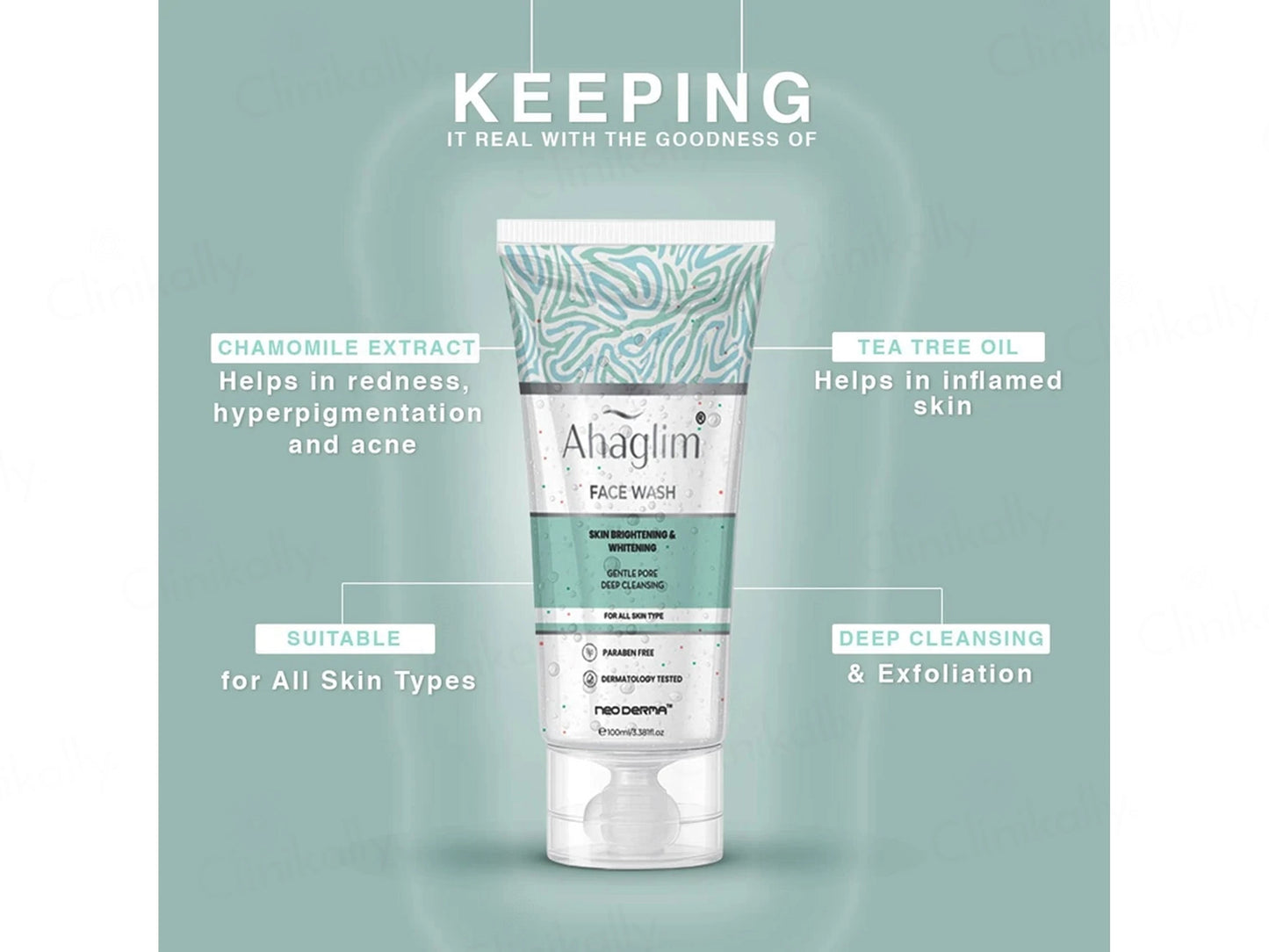 Ahaglim Skin Brightening and  Whitening Face Wash