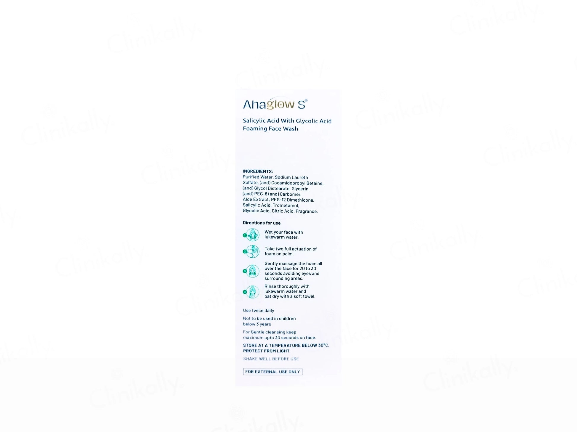 Ahaglow S Foaming Face Wash