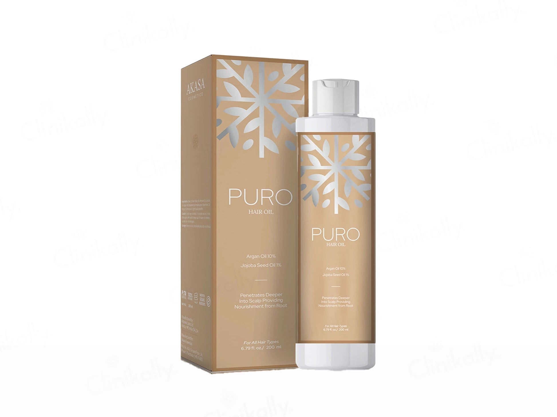 Akasa Cosmetics Puro Argan and  Jojoba Seed Scalp Nourishment Hair Oil