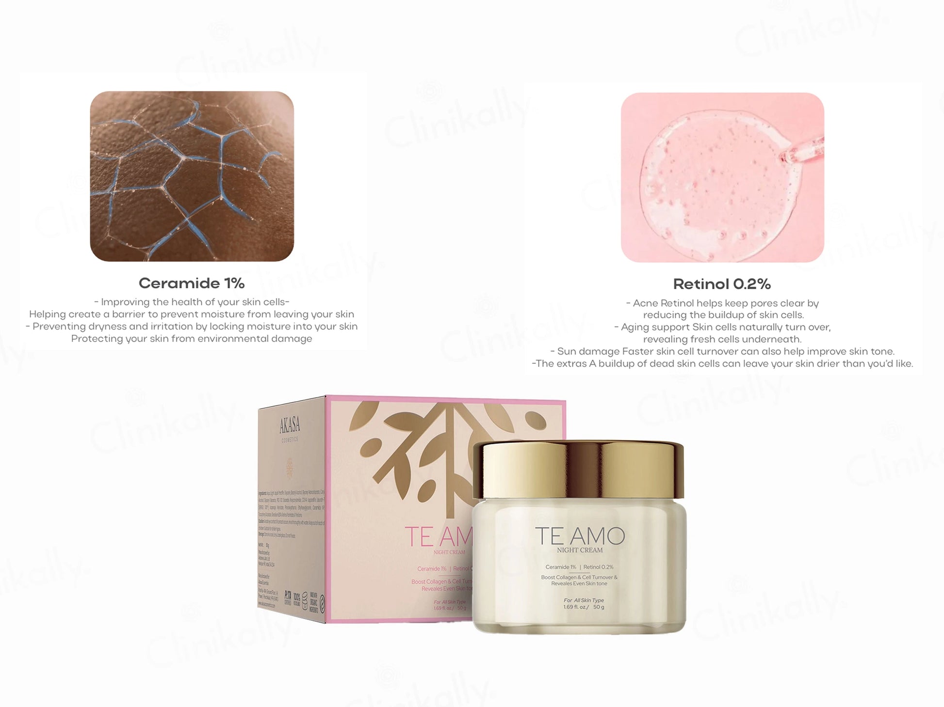 Akasa Cosmetics Te Amo Night Cream