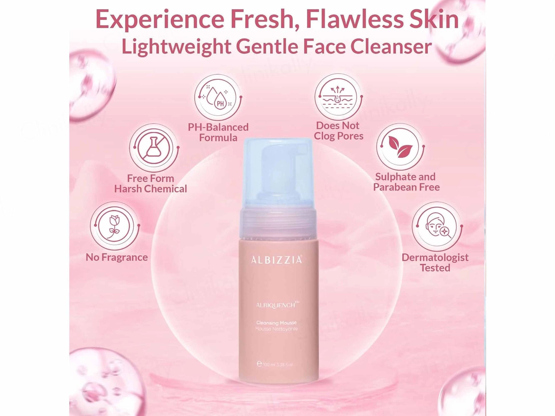Albizzia Albiquench Cleansing Mousse
