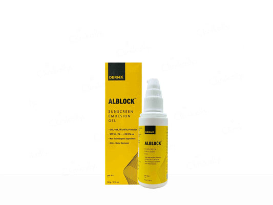 Alblock Sunscreen Emulsion Gel SPF 50 PA