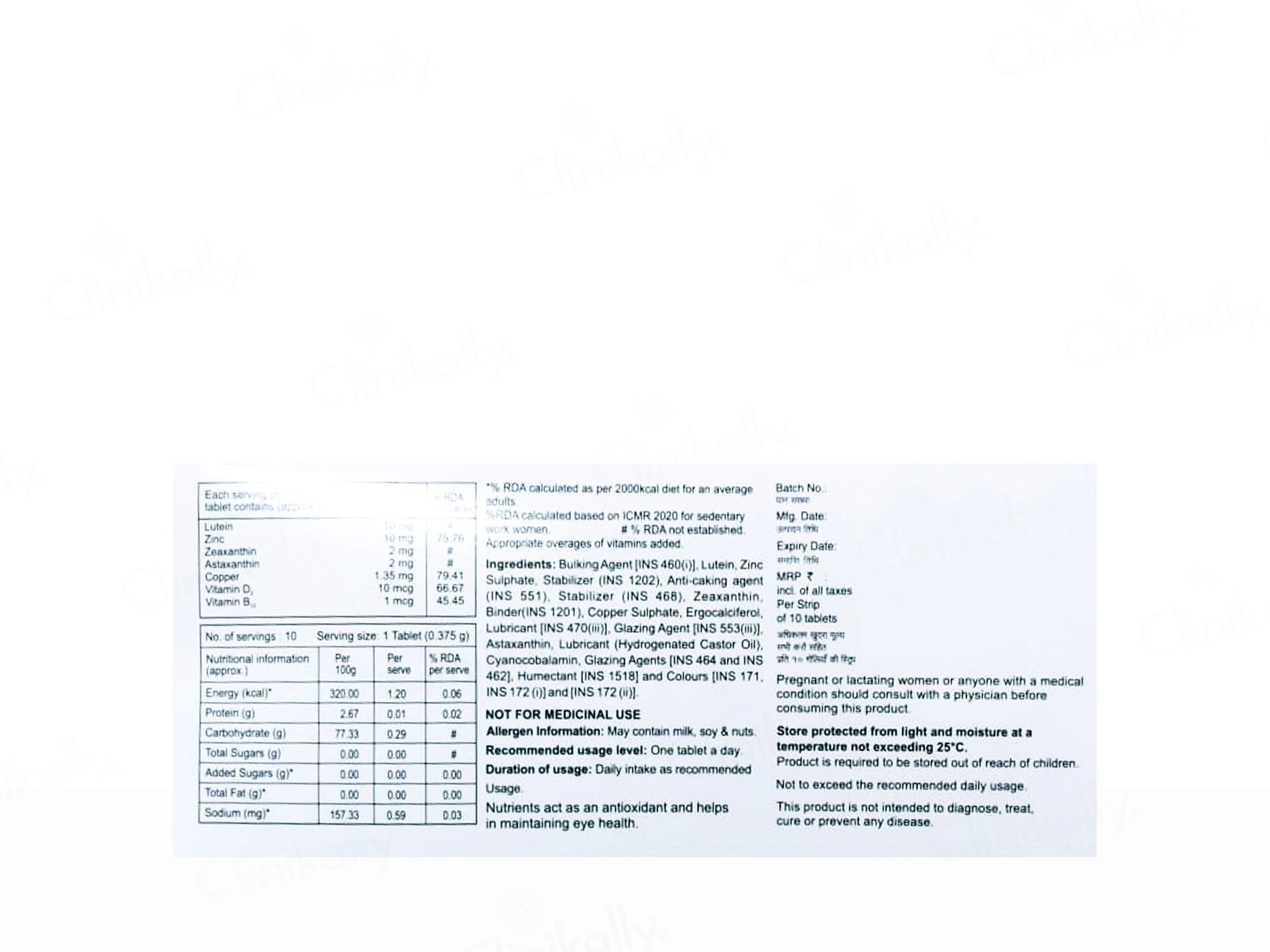 Alspar Nutraceutical Tablet