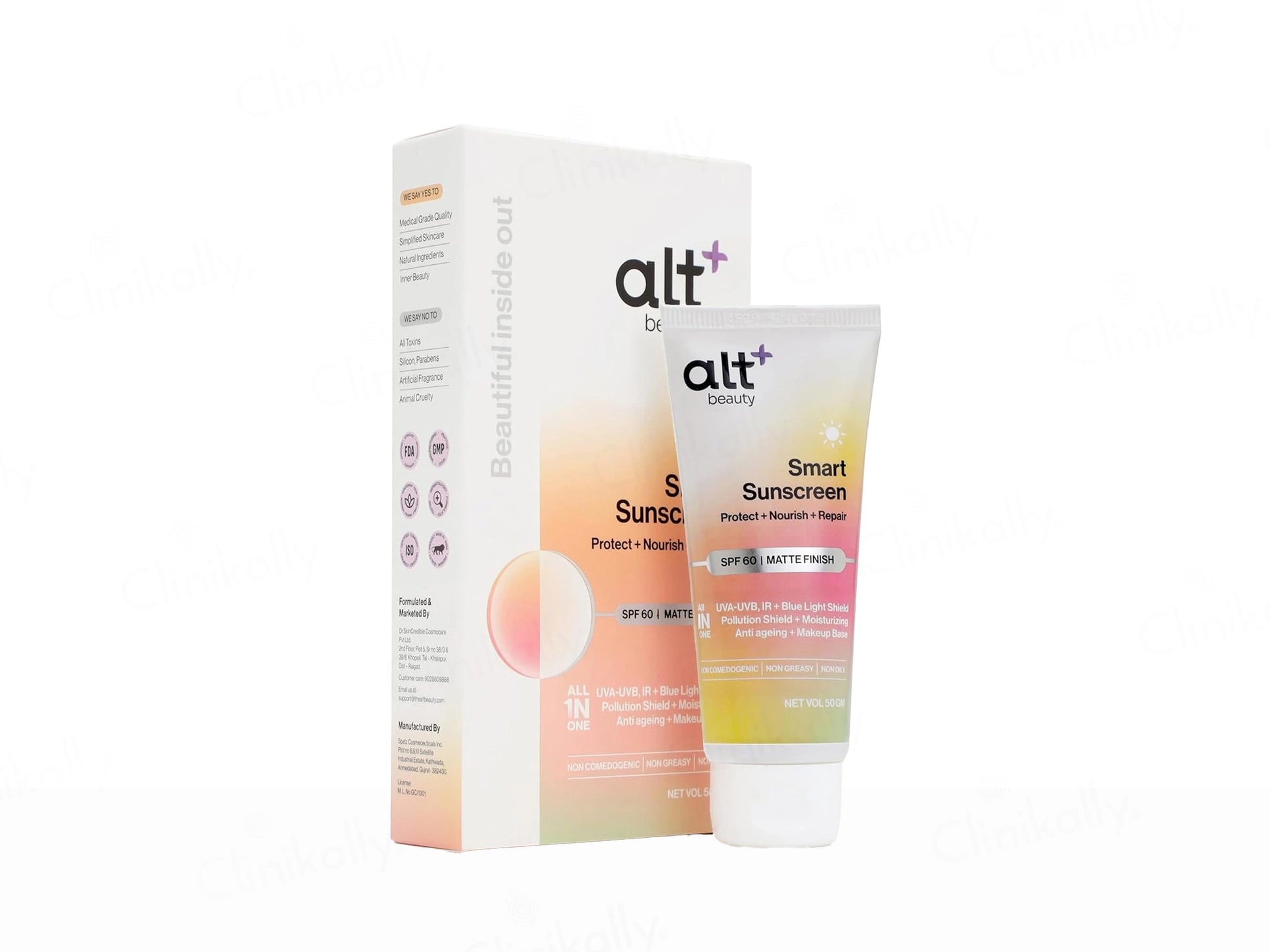 AltBeauty Smart Matte Finish Sunscreen SPF 60