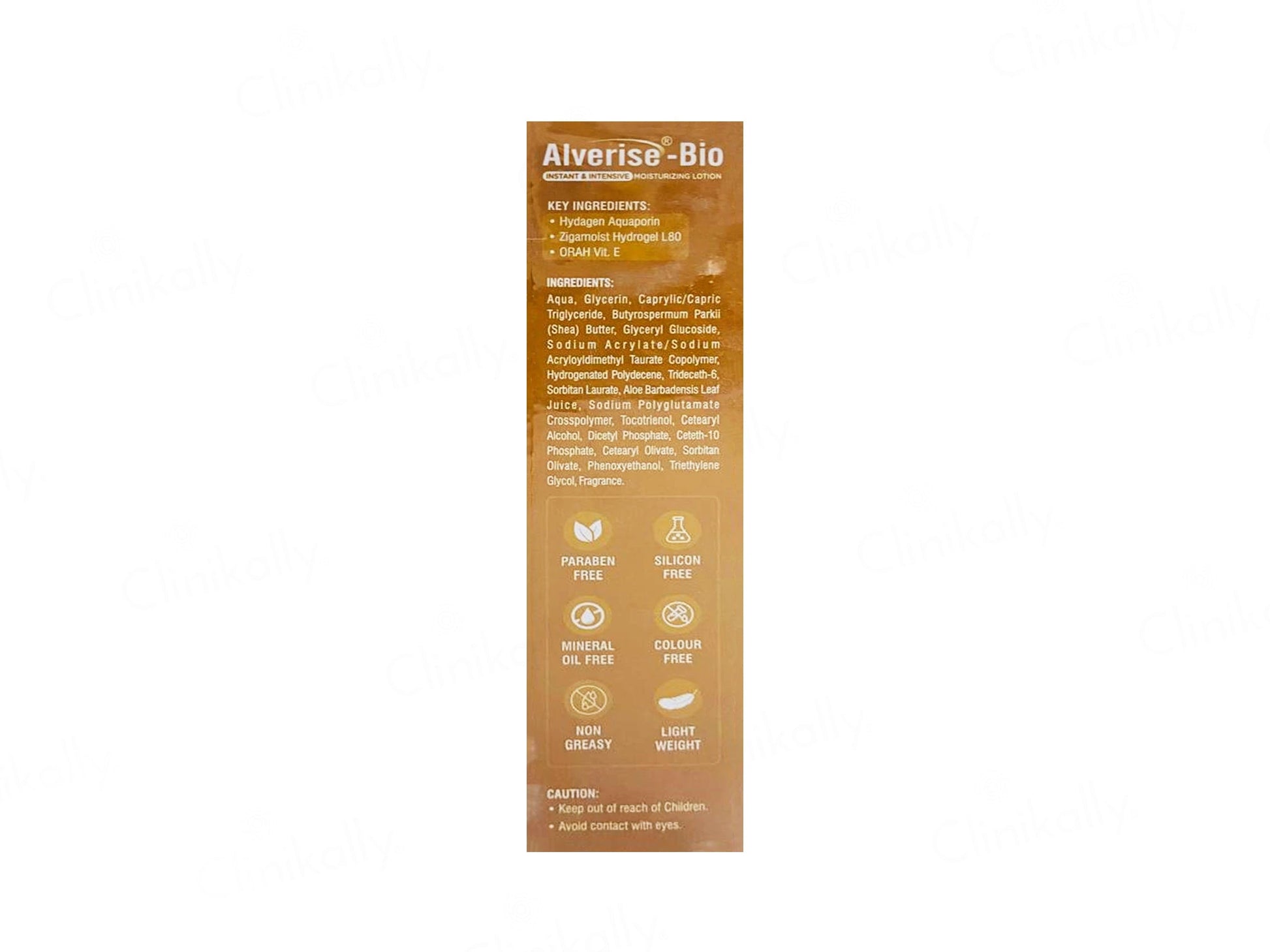 Alverise-Bio Instant and  Intensive Moisturizing Lotion
