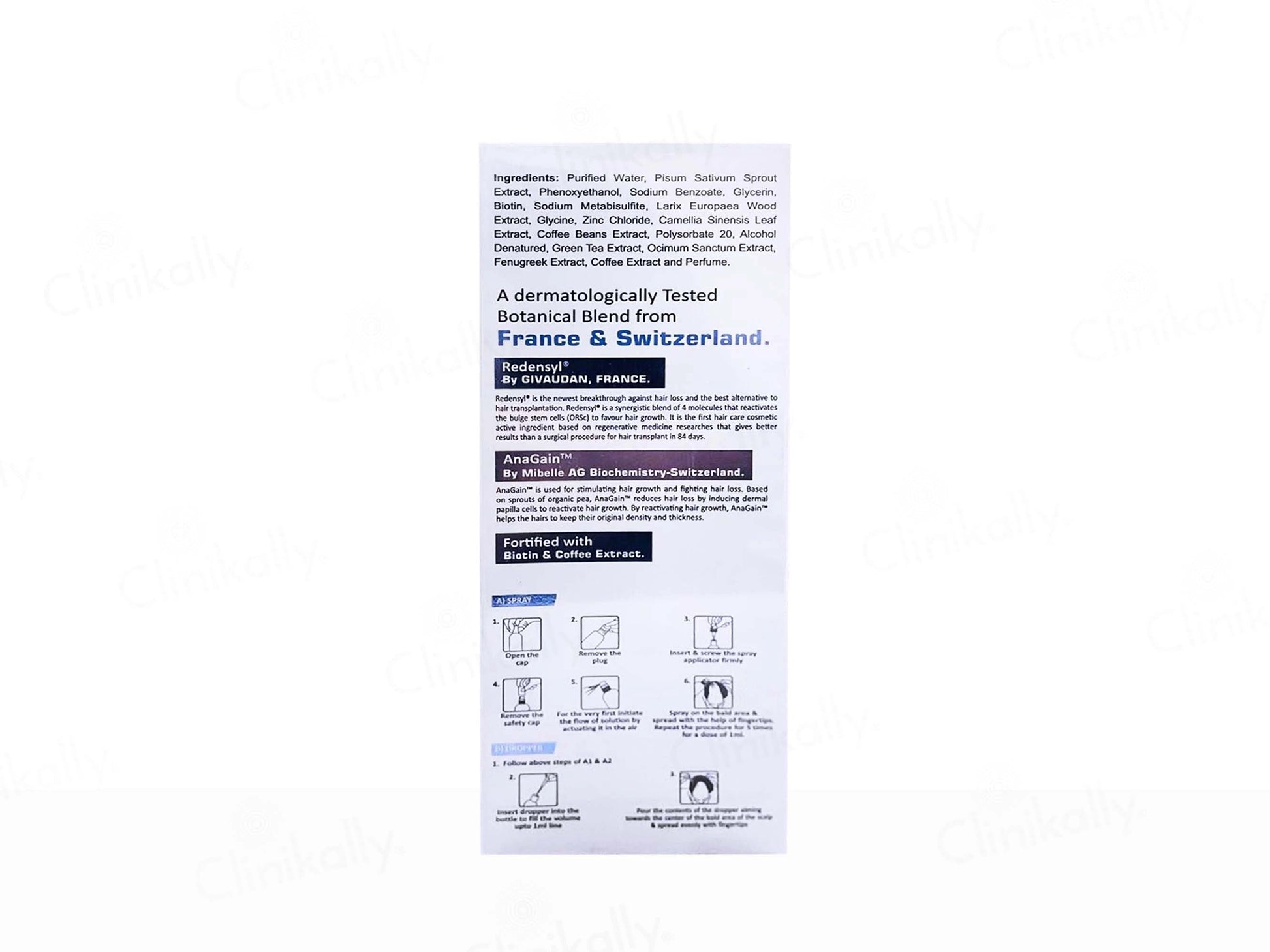 Anadense Hair Serum For Men and  Women