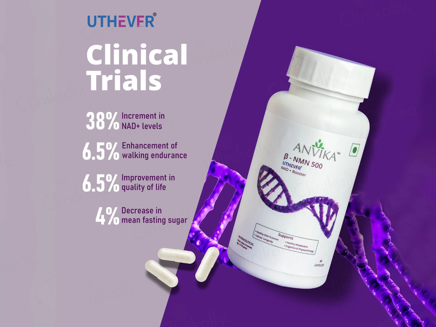 Anvika Beta NMN 500 Nutraceutical Capsule
