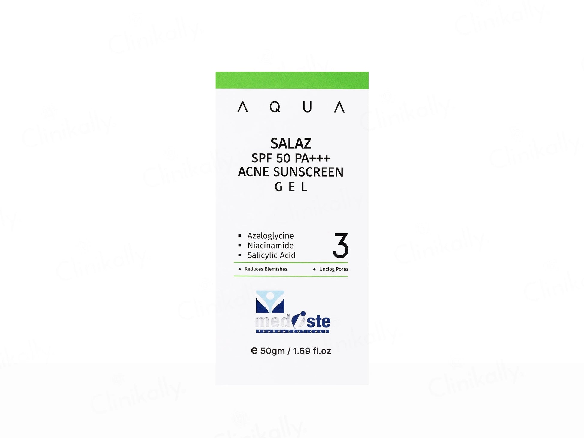 Aqua Salaz Acne Sunscreen Gel SPF 50 PA