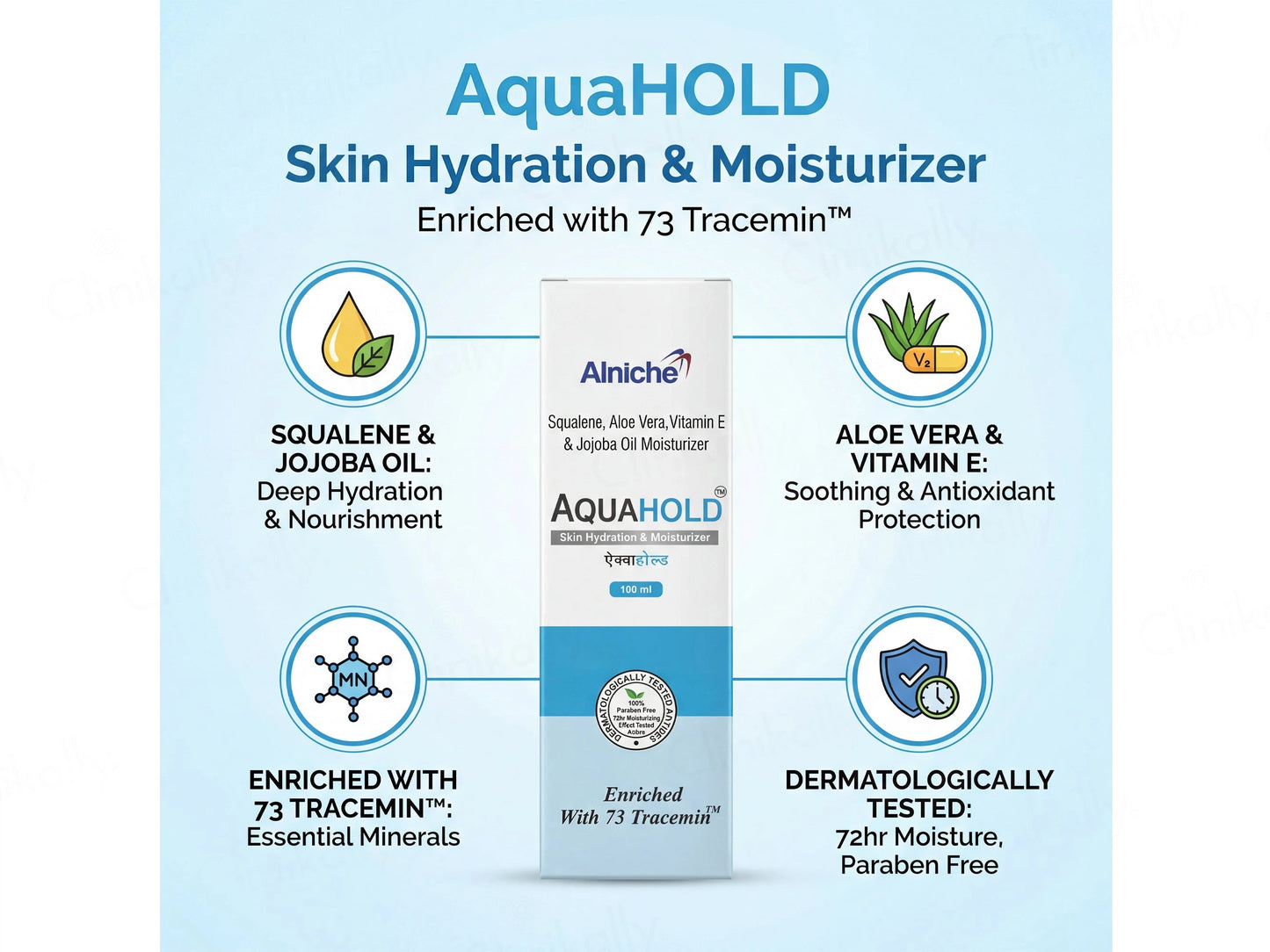 Aquahold Skin Hydration and  Moisturizer Lotion