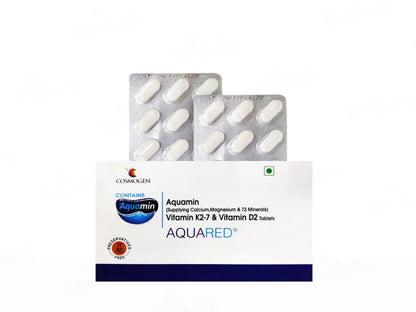 Aquared Aquamin, Vitamin K2-7 and  Vitamin D2 Tablet