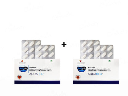 Aquared Aquamin, Vitamin K2-7 and  Vitamin D2 Tablet