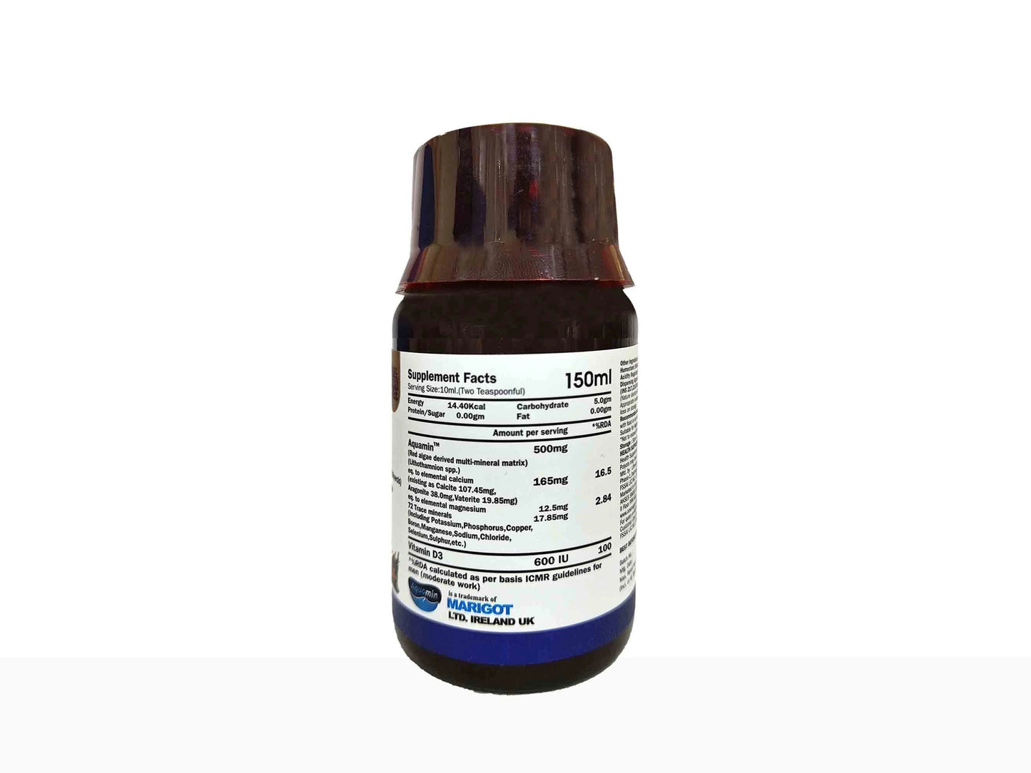 Aquared Aquamin and  Vitamin D3 Liquid Chocolate Flavour