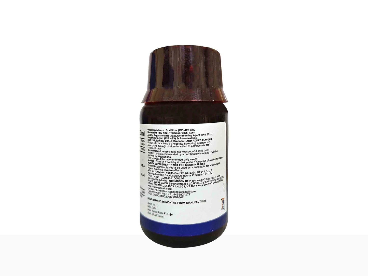 Aquared Aquamin and  Vitamin D3 Liquid Chocolate Flavour