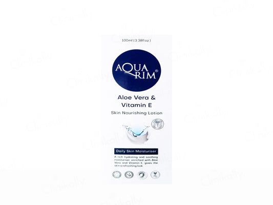 Aquarim Aloe Vera and  Vitamin E Skin Nourishing Lotion