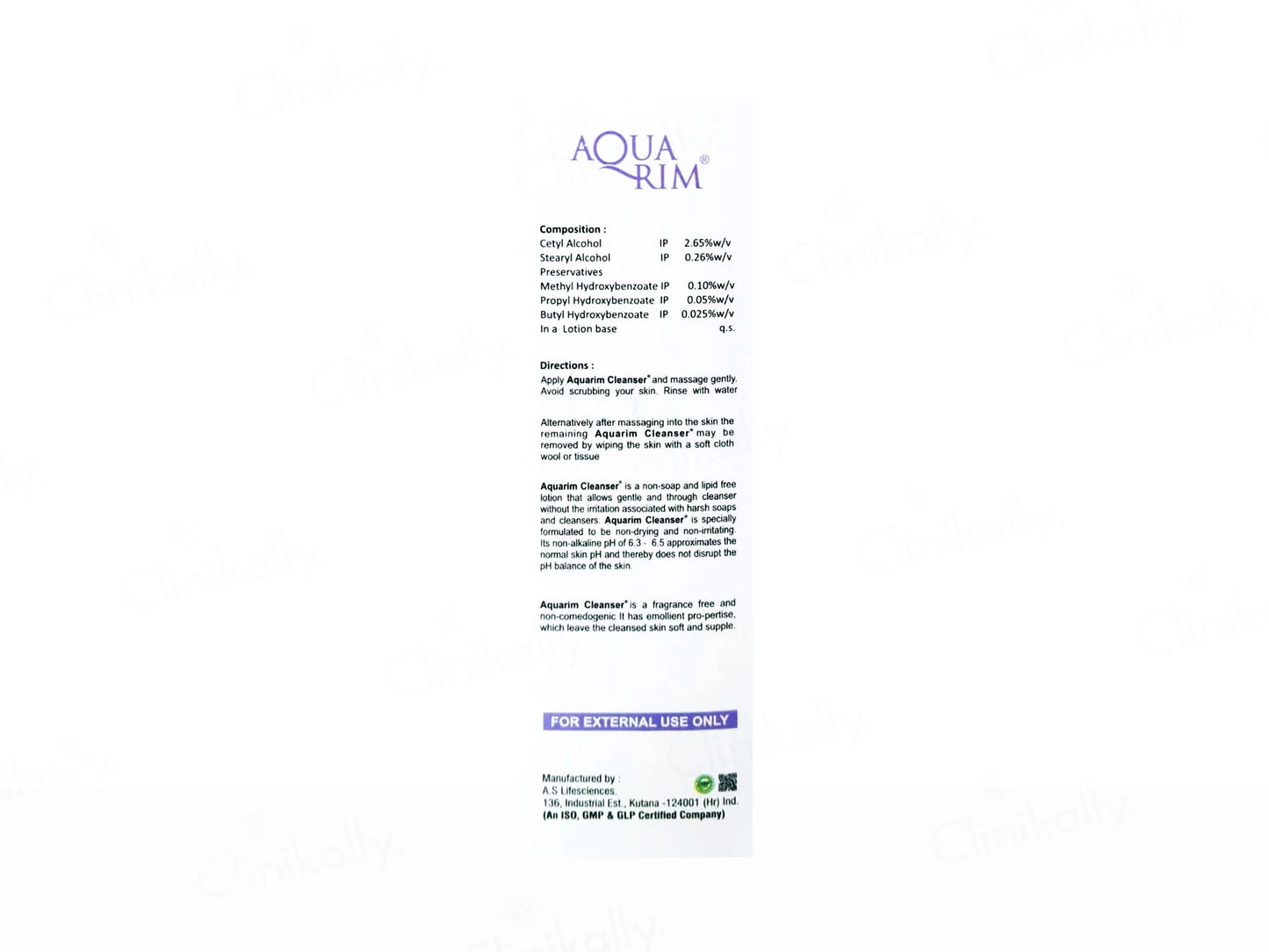 Aquarim Cleansing Lotion For Sensitive Skin