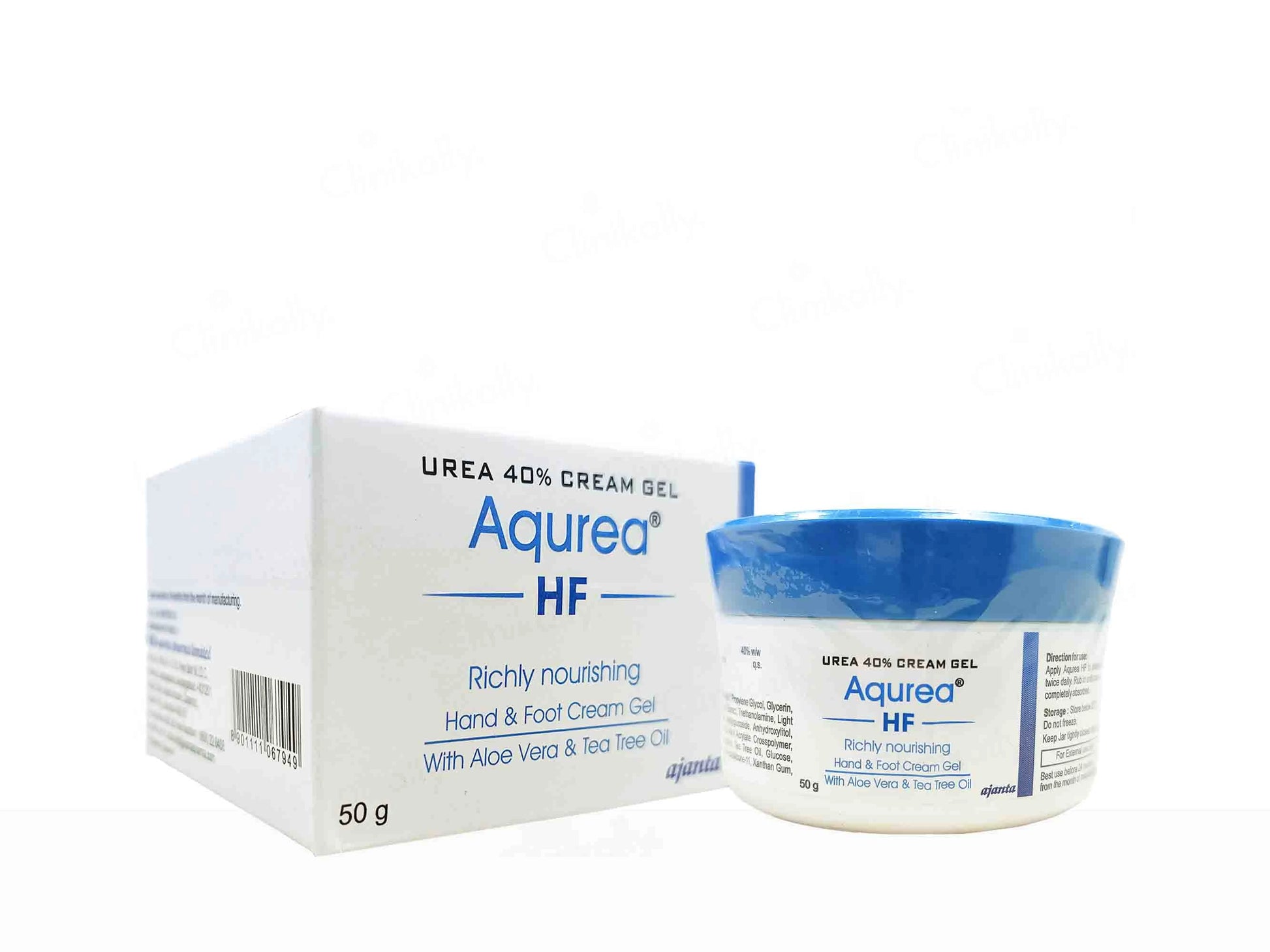 Aqurea HF Richly Nourishing Hand and  Foot Cream Gel
