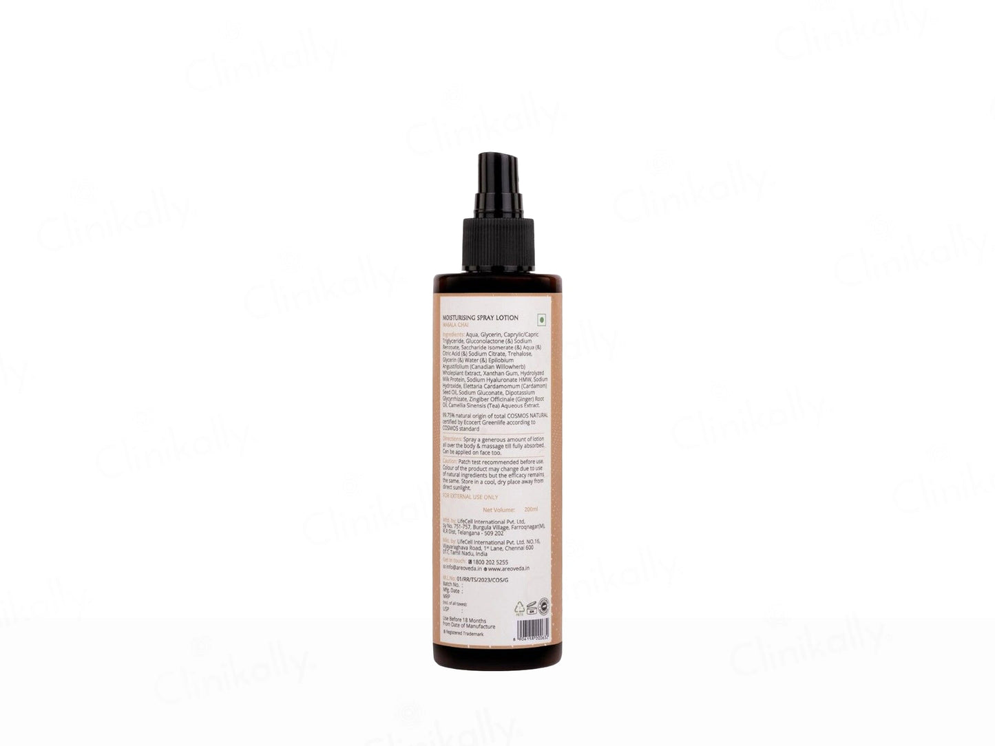 Areoveda Moisturising Spray Lotion