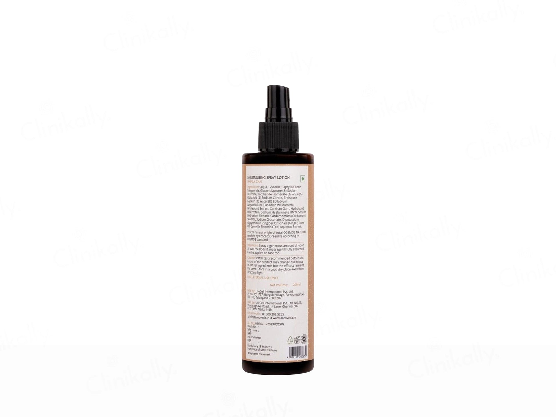 Areoveda Moisturising Spray Lotion