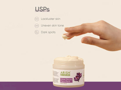Arish Bio-Natural Glow Secret Face Pack