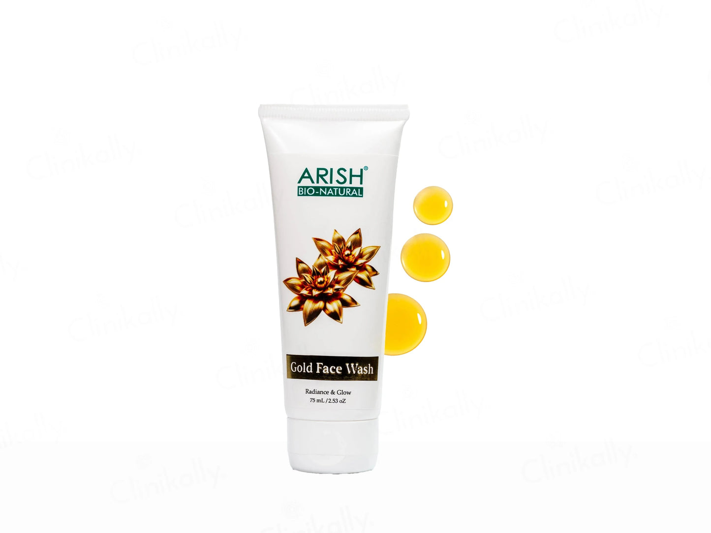 Arish Bio-Natural Gold Radiance and  Glow Face Wash