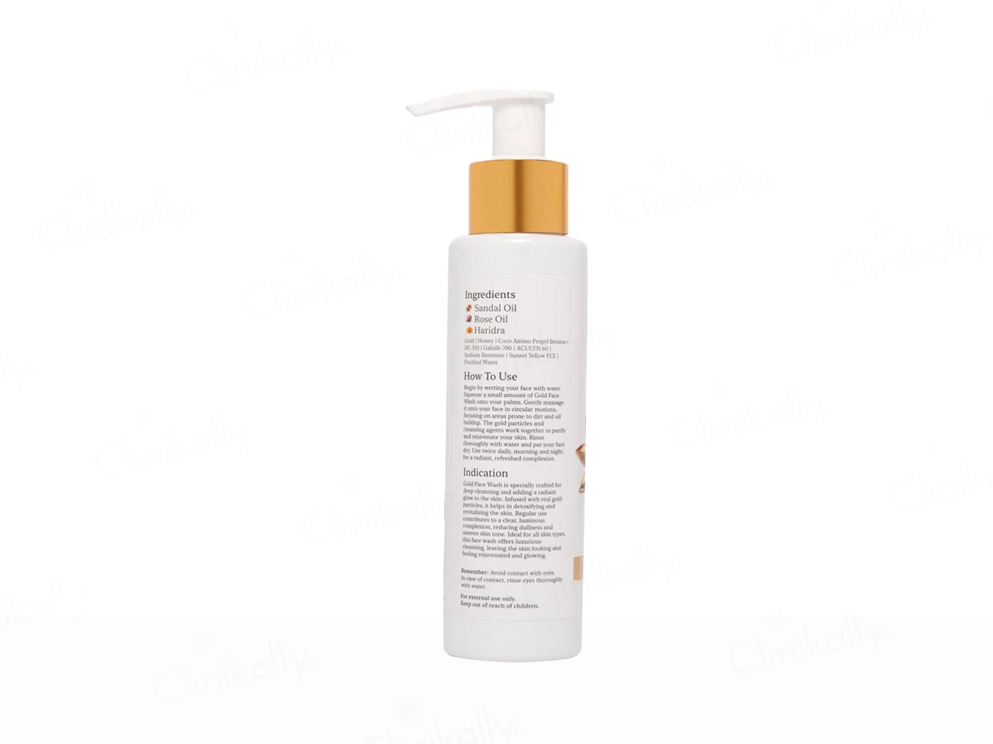 Arish Bio-Natural Gold Radiance and  Glow Face Wash