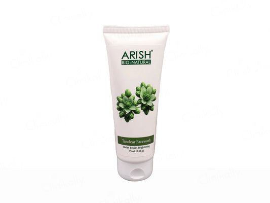 Arish Bio-Natural Tanclear Detan and  Skin Brightening Face Wash