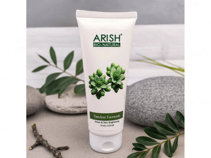 Arish Bio-Natural Tanclear Detan and  Skin Brightening Face Wash