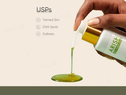 Arish Bio-Natural Tanclear Detan and  Skin Brightening Face Wash
