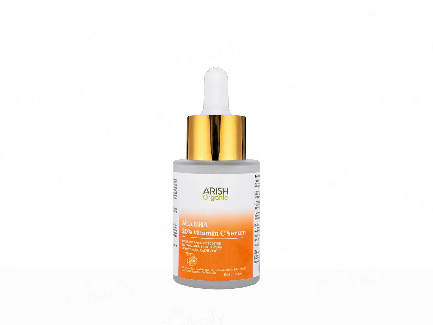 Arish Organic AHA BHA 20 Percent Vitamin C Serum