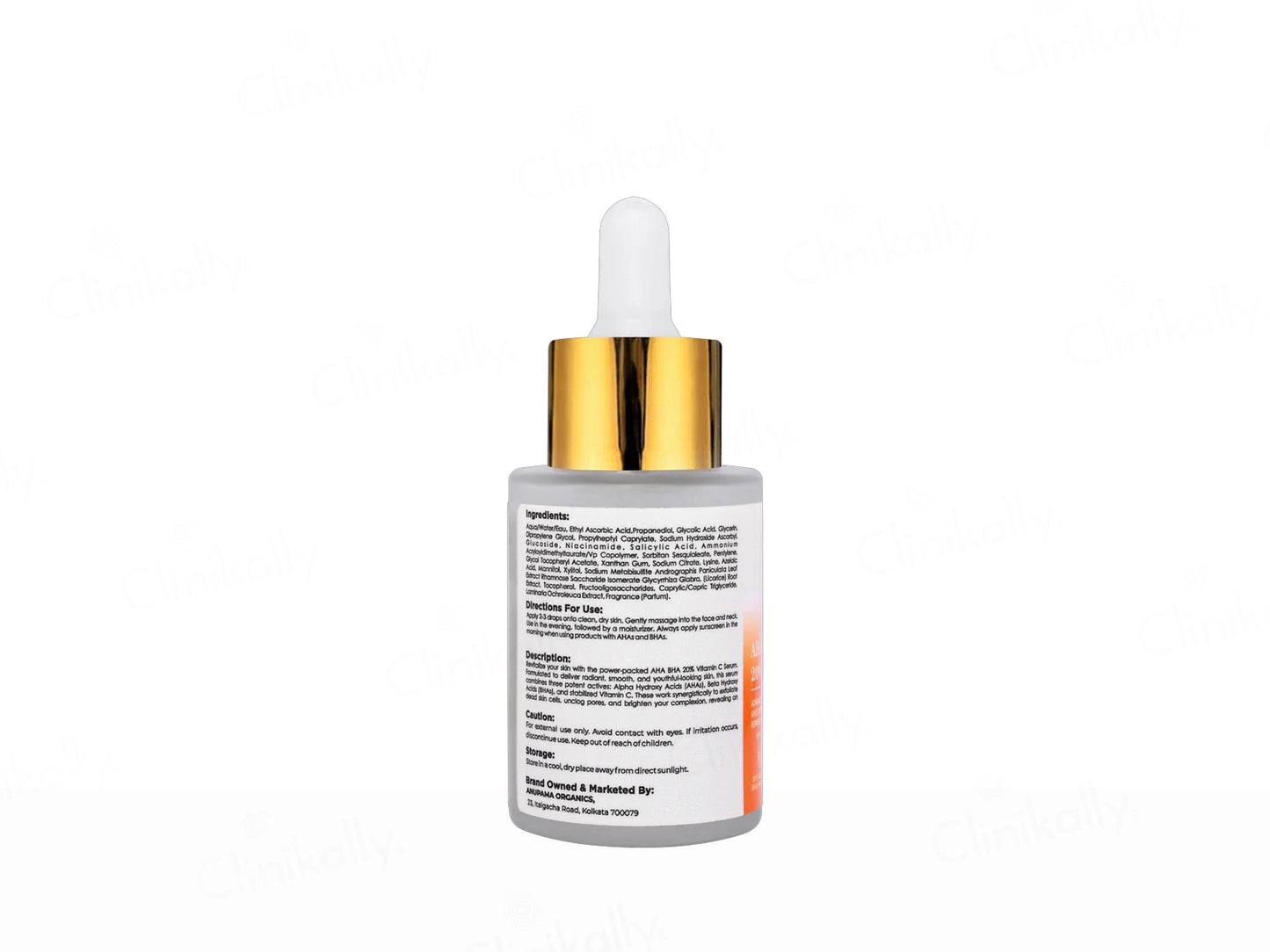 Arish Organic AHA BHA 20 Percent Vitamin C Serum