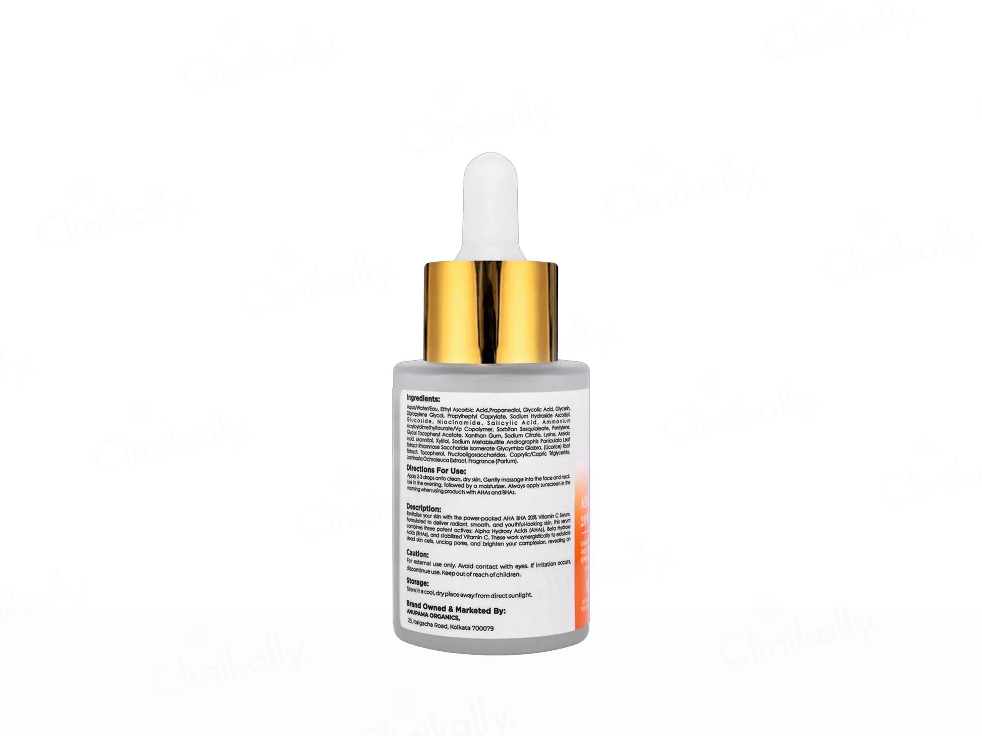Arish Organic AHA BHA 20 Percent Vitamin C Serum