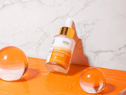 Arish Organic AHA BHA 20 Percent Vitamin C Serum