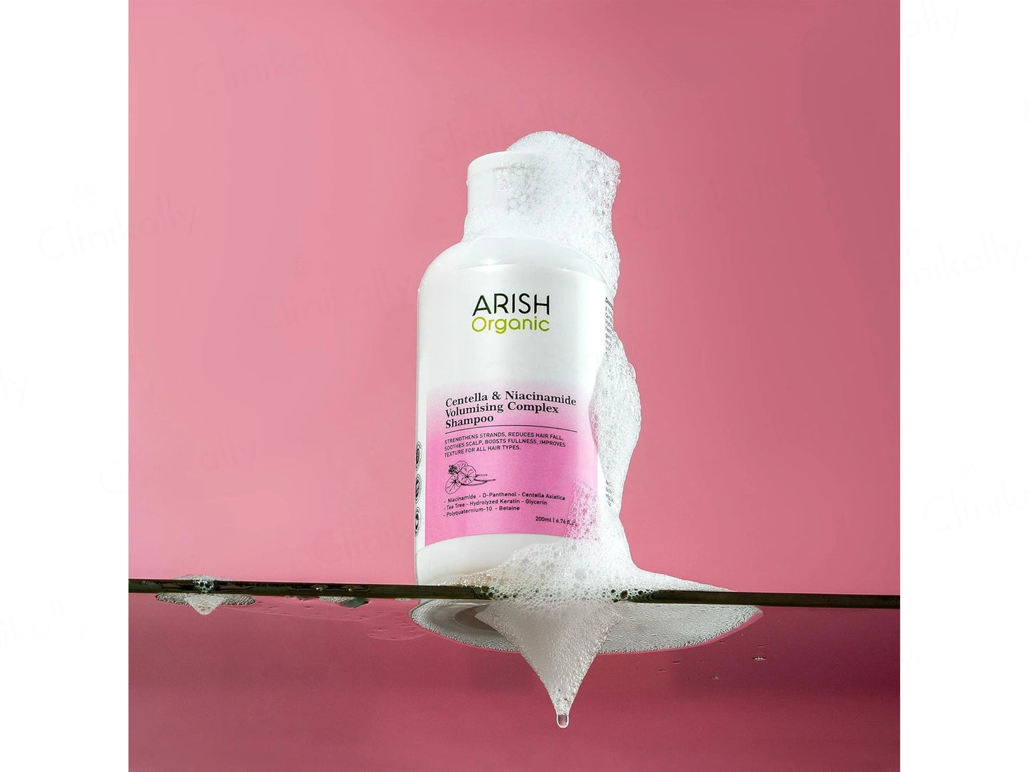 Arish Organic Centella and  Niacinamide Volumising Complex Shampoo