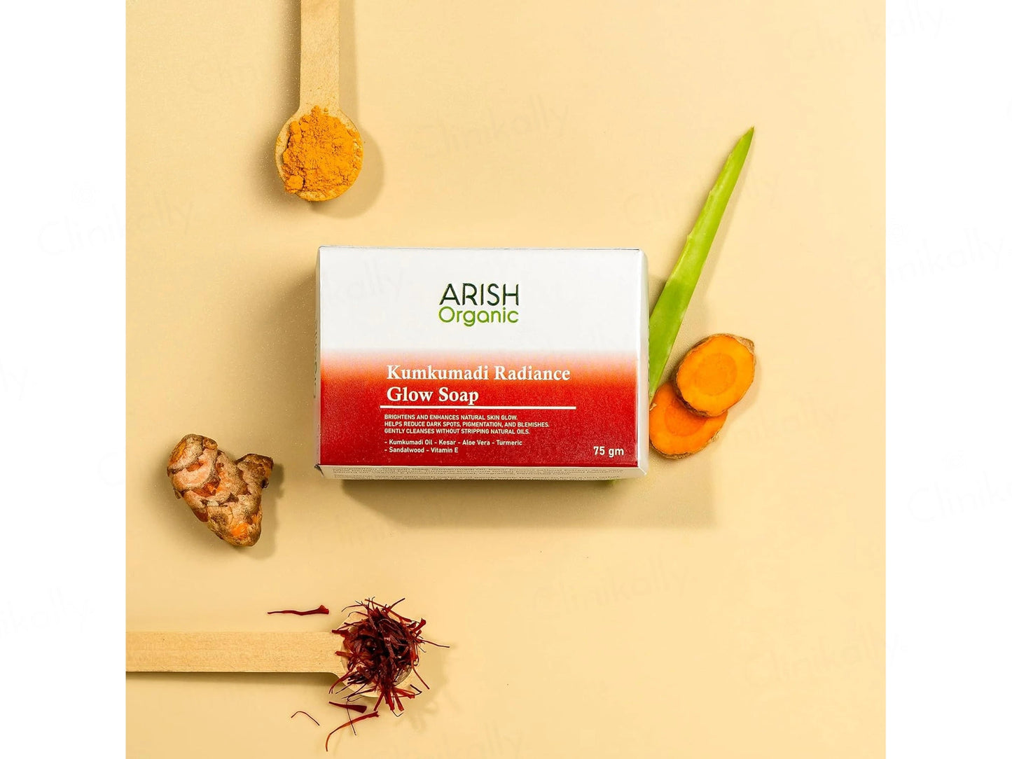 Arish Organic Kumkumadi Radiance Glow Soap